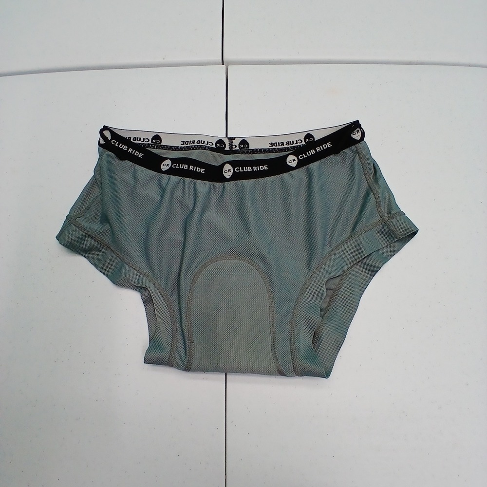 Club Ride Women's Cycling Liner Small Grey Padded MTB Chamois Mesh Underwear